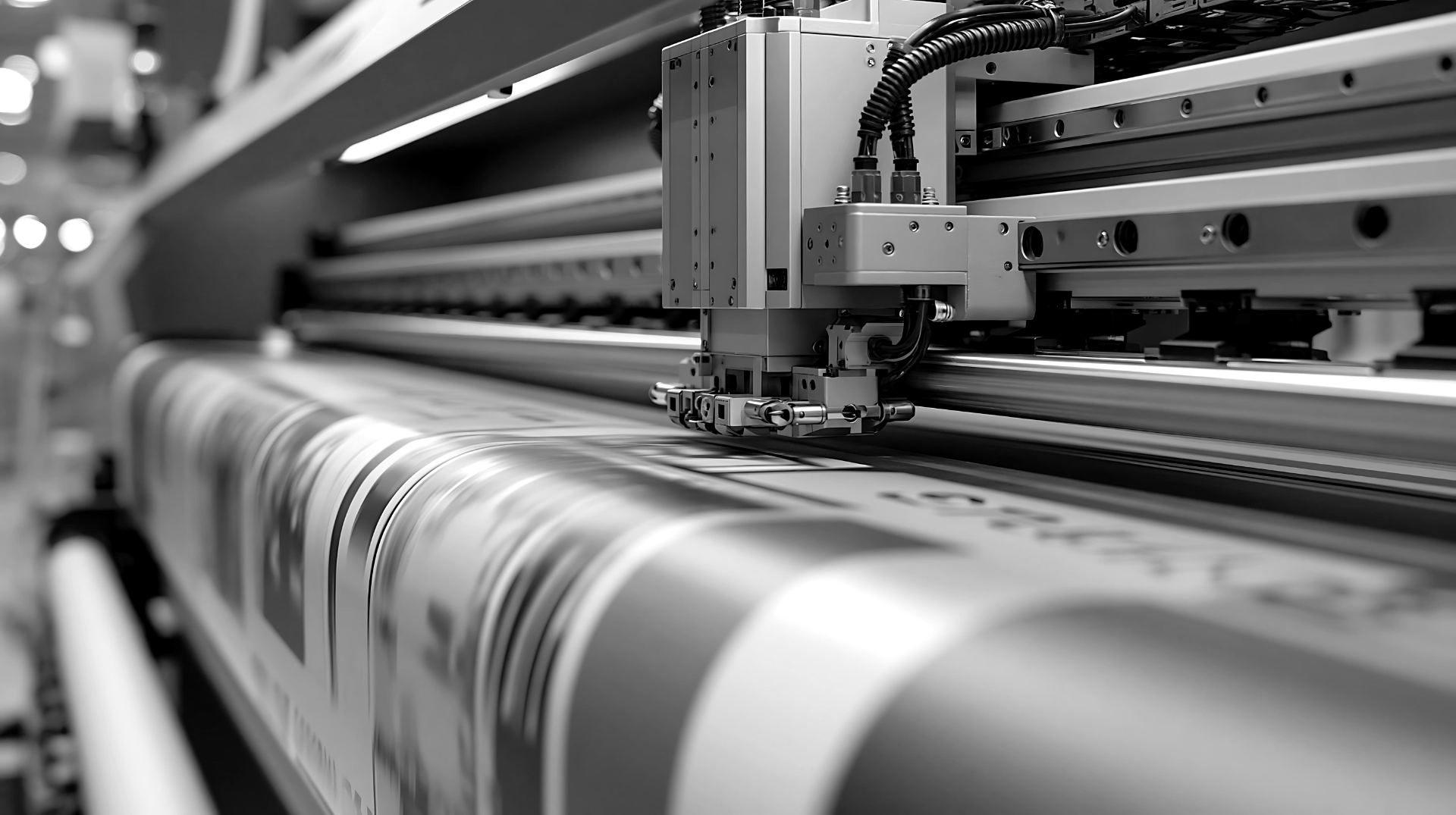 Plotter de gran formato en el taller